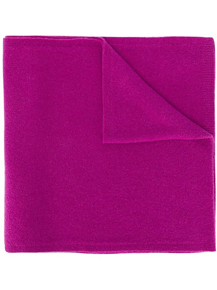 Christian Wijnants Ribbed Edge Scarf - Purple