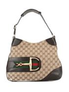 Gucci Pre-owned Jackie Gg Pattern Shoulder Bag - Brown