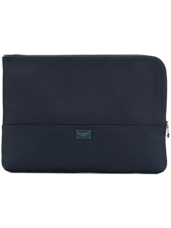 Dolce & Gabbana Portfolio Clutch Bag - Blue