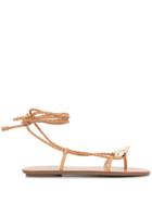 Loeffler Randall Sea Shell Braided Sandals - Brown