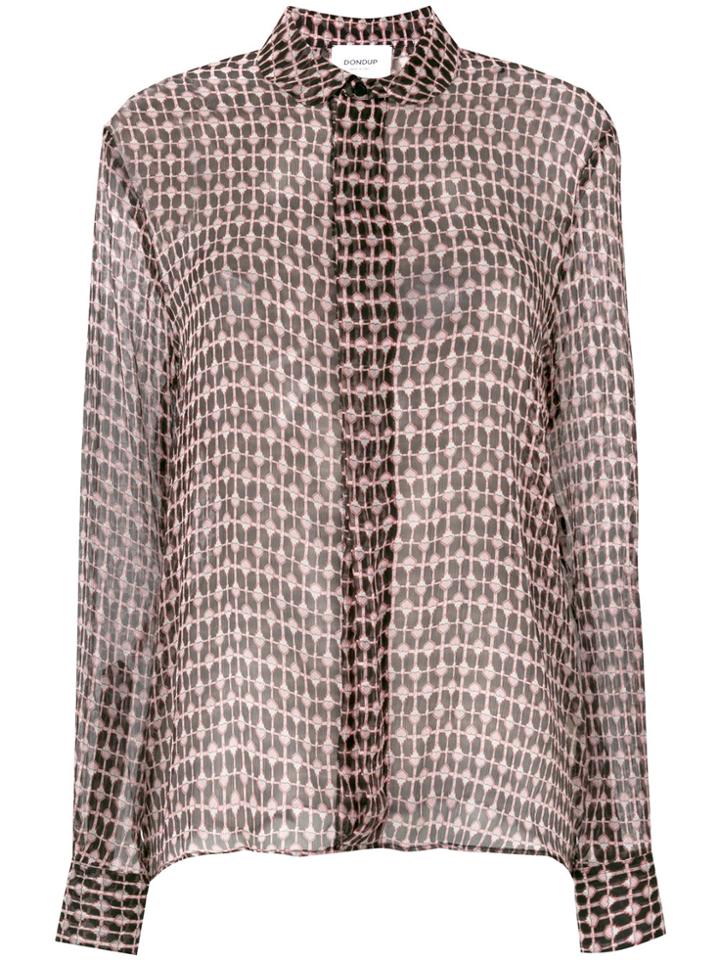 Dondup Flame Heart Shirt - Pink & Purple