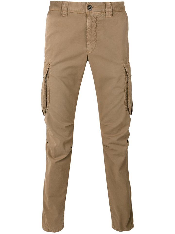 Incotex - Cargo Trousers - Men - Cotton/spandex/elastane - 34, Nude/neutrals, Cotton/spandex/elastane