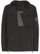 Ten C Drawstring Hooded Jacket - Black