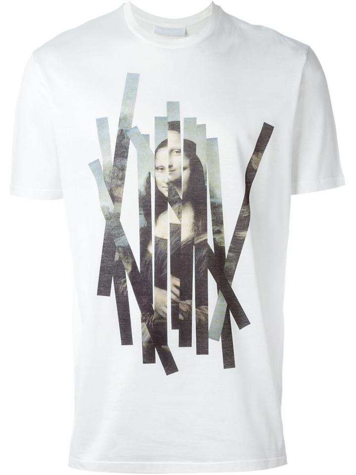 Neil Barrett Mona Lisa Print T-shirt