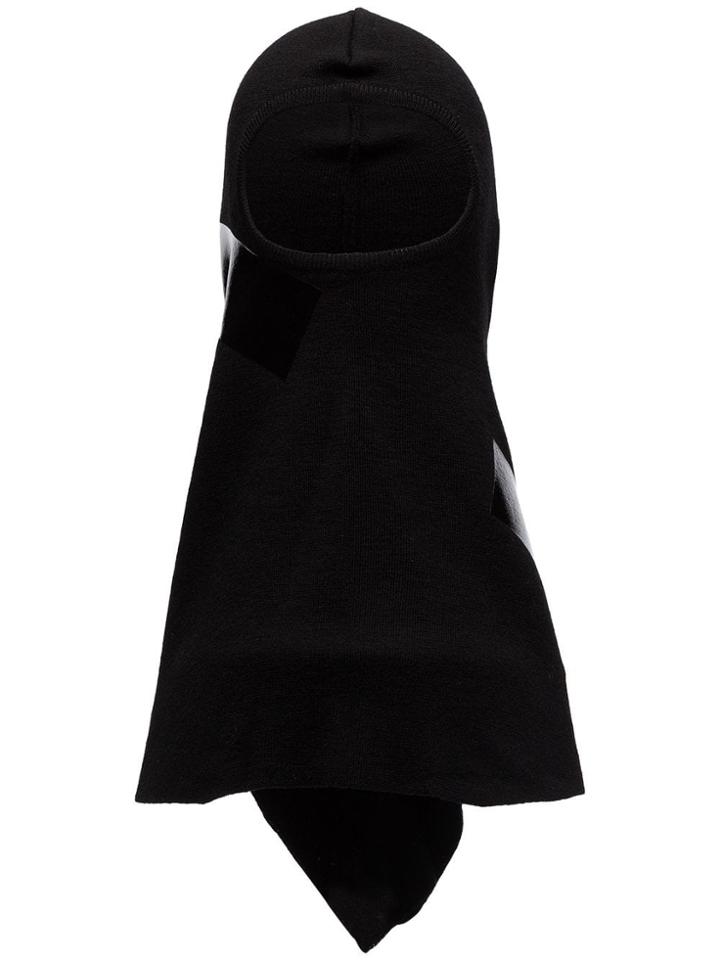 Raf Simons X Templa Logo Balaclava - Black