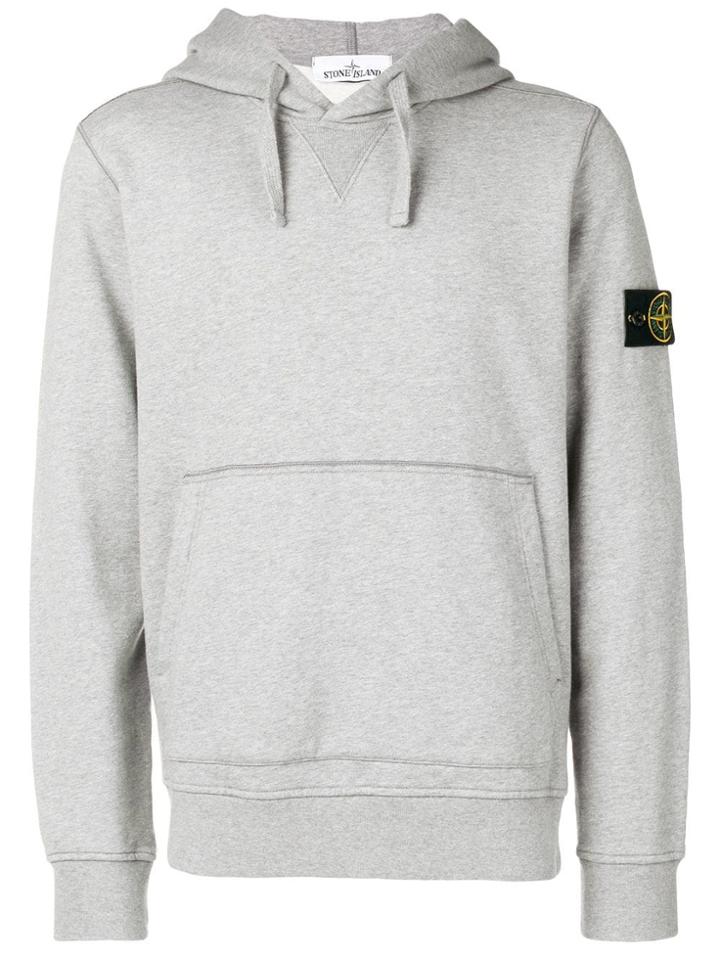 Stone Island Hooded Sweatshirt - Grey