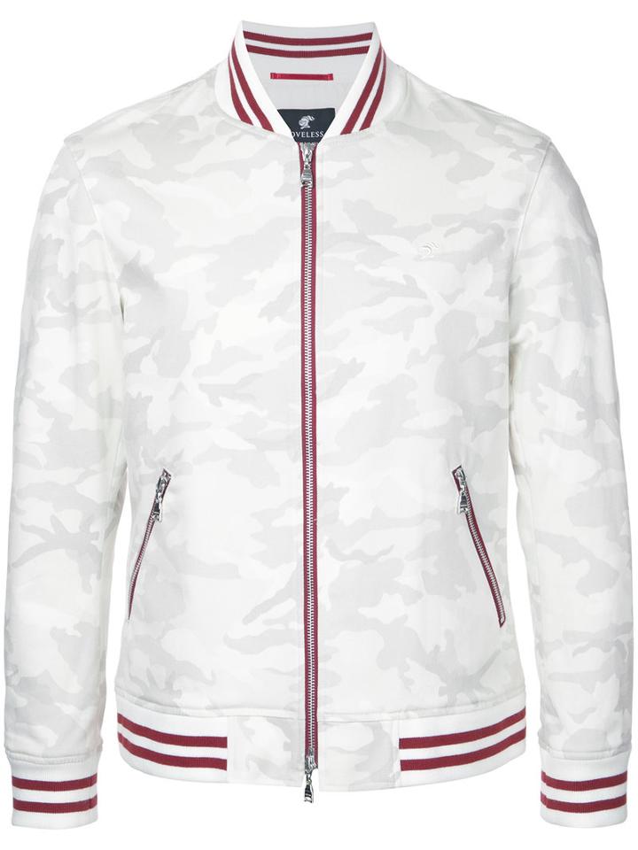 Loveless - Camouflage Bomber Jacket - Men - Cotton/polyurethane - 1, White, Cotton/polyurethane