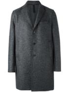 Harris Wharf London Chest Pocket Mid Coat, Men's, Size: 48, Grey, Virgin Wool