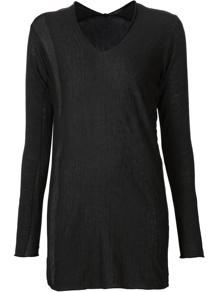 Label Under Construction Longline Knitted Sweater