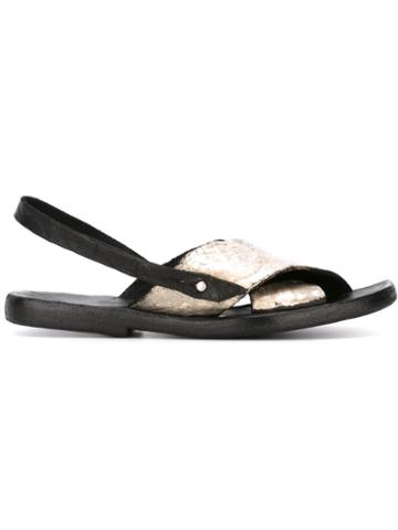 Dimissianos & Miller Stravroto Sandals, Women's, Size: 37, Black, Calf Leather/leather