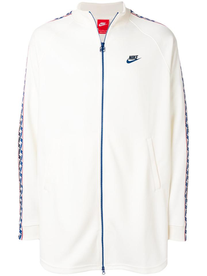 Nike Mid-length Banded Track Jacket - White