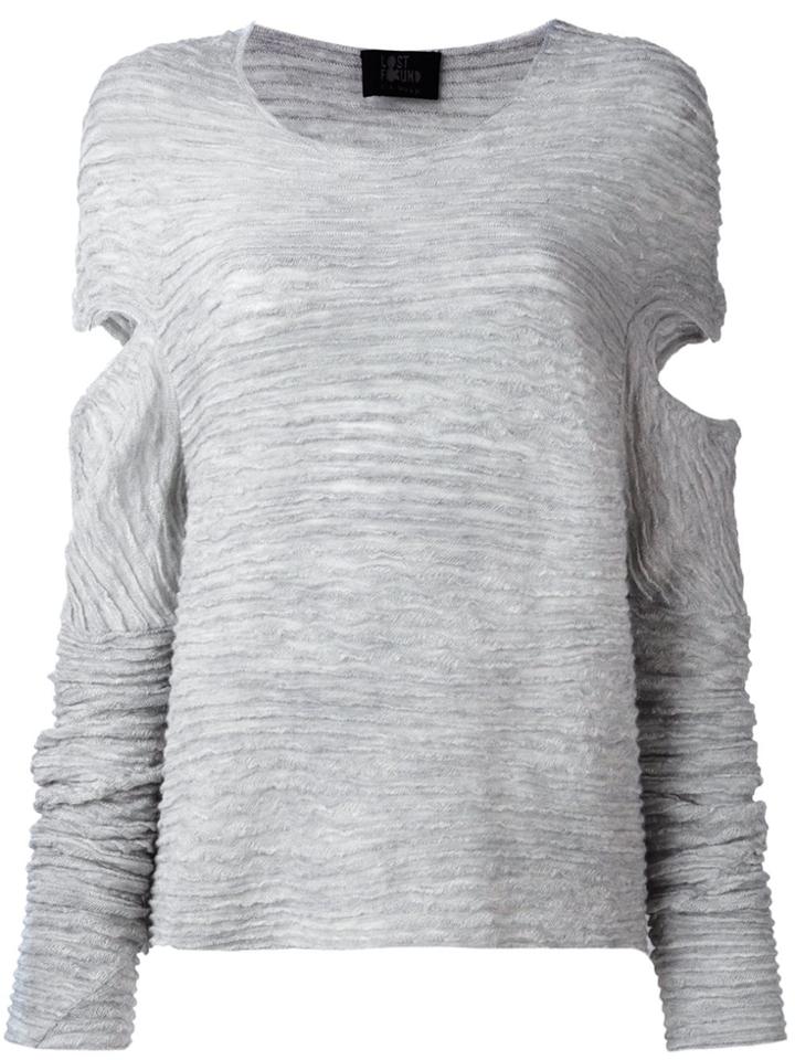 Lost & Found Ria Dunn Ottoman Jumper - Grey