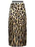 Labo Art Straight Maxi Skirt - Yellow & Orange