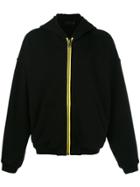 Haider Ackermann Contrast Zip Up Hoodie - Black