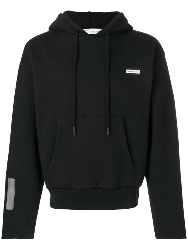 Off-white Basic Logo Hoodie - Black