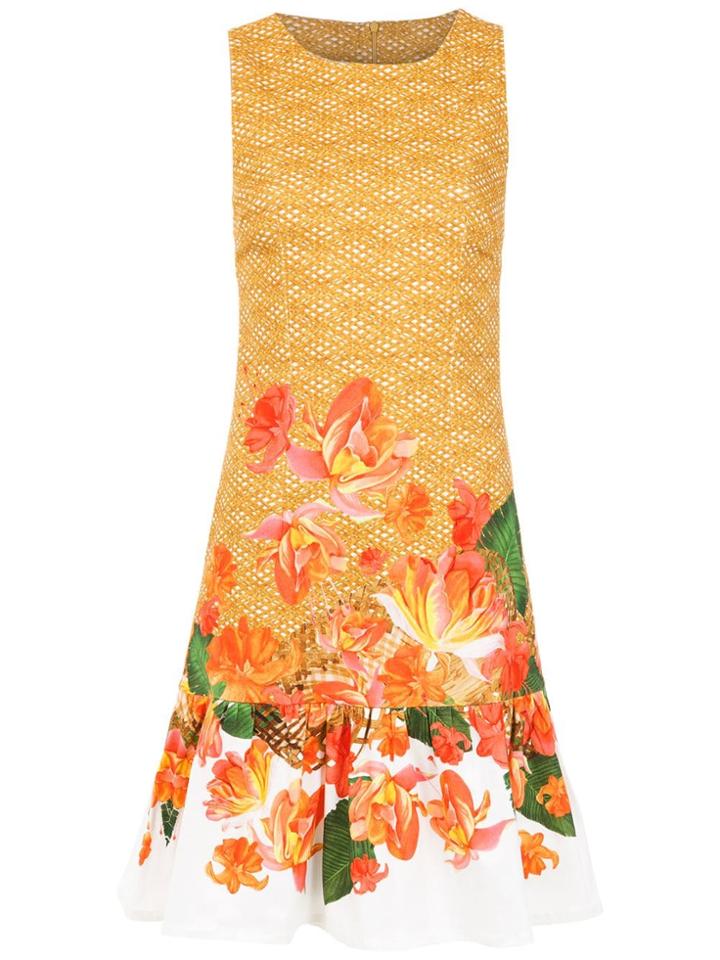 Isolda Ruffled Arabia Dress - Multicolour