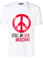 Love Moschino Still In Love Printed T-shirt - White