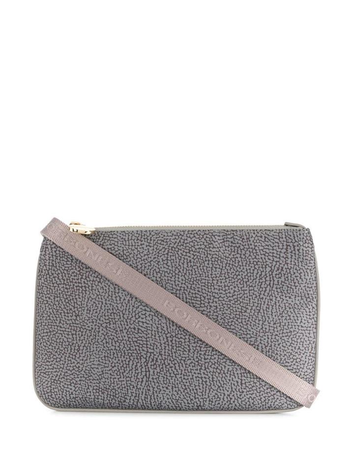 Borbonese Op Jet Small Cross Body Bag - Grey