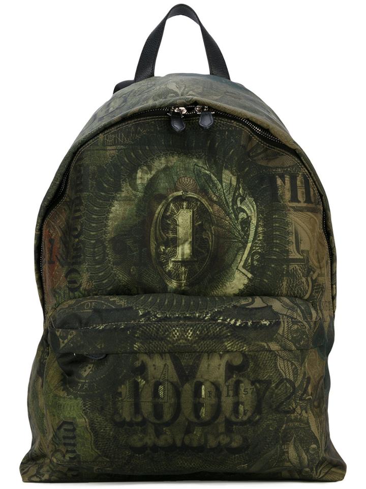 Givenchy Dollar Print Backpack - Green