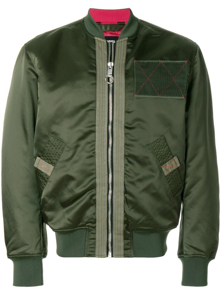 Diesel J-west Bomber Jacket - Green