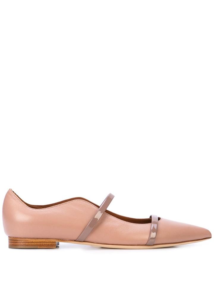 Malone Souliers Maureen Ballerina Shoes - Brown