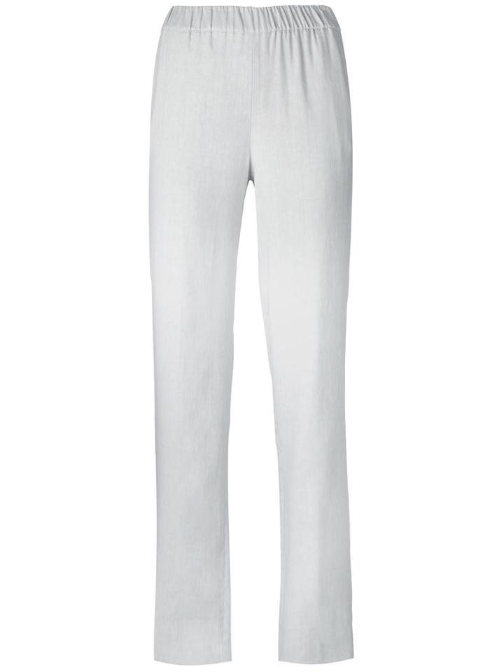 Fabiana Filippi Track Pants, Women's, Size: 40, Grey, Cotton/linen/flax/spandex/elastane/spandex/elastane