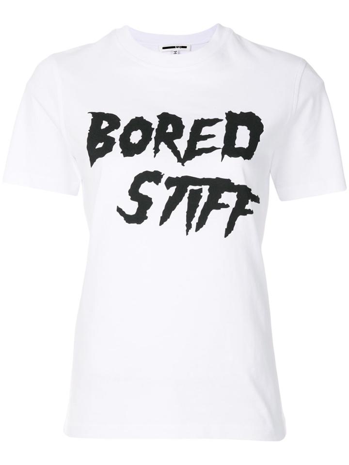 Mcq Alexander Mcqueen Bored Stiff T-shirt - White