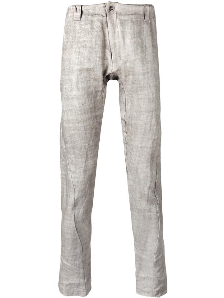 Devoa Anatomically Cut Trousers - Nude & Neutrals