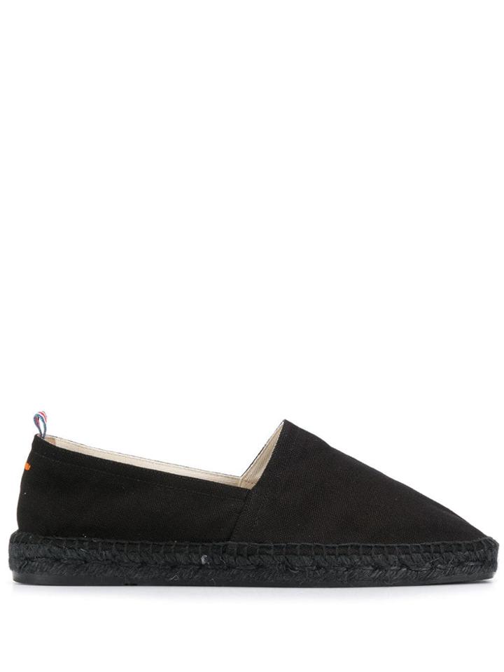 Castañer Suede Espadrilles - Black