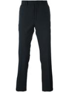 Fendi Tailored Trousers, Men's, Size: 52, Blue, Viscose/cotton/spandex/elastane