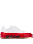 Msgm Floating Low-top Sneakers - White