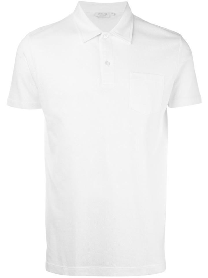 Sunspel Riviera Polo Shirt, Men's, Size: Medium, White, Cotton