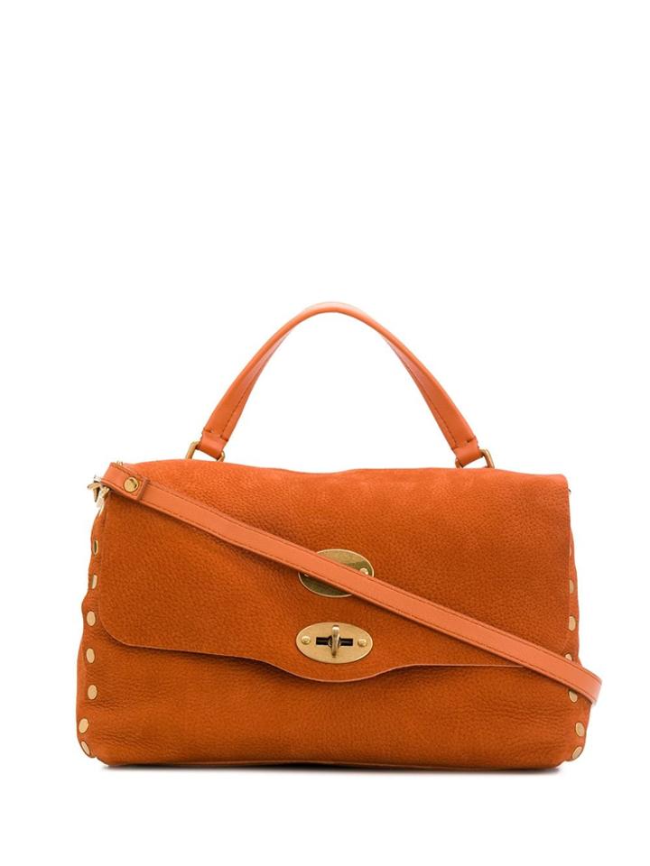 Zanellato Texture-effect Tote Bag - Orange