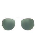 Garrett Leight 'milwood' Clip-on Sunglasses Lenses - Metallic