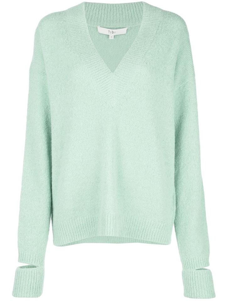 Tibi Cela Jumper - Green