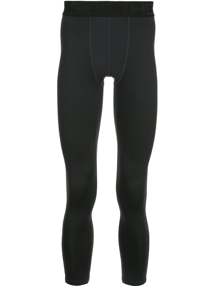 The Upside Fitted Cropped Leggings - Black