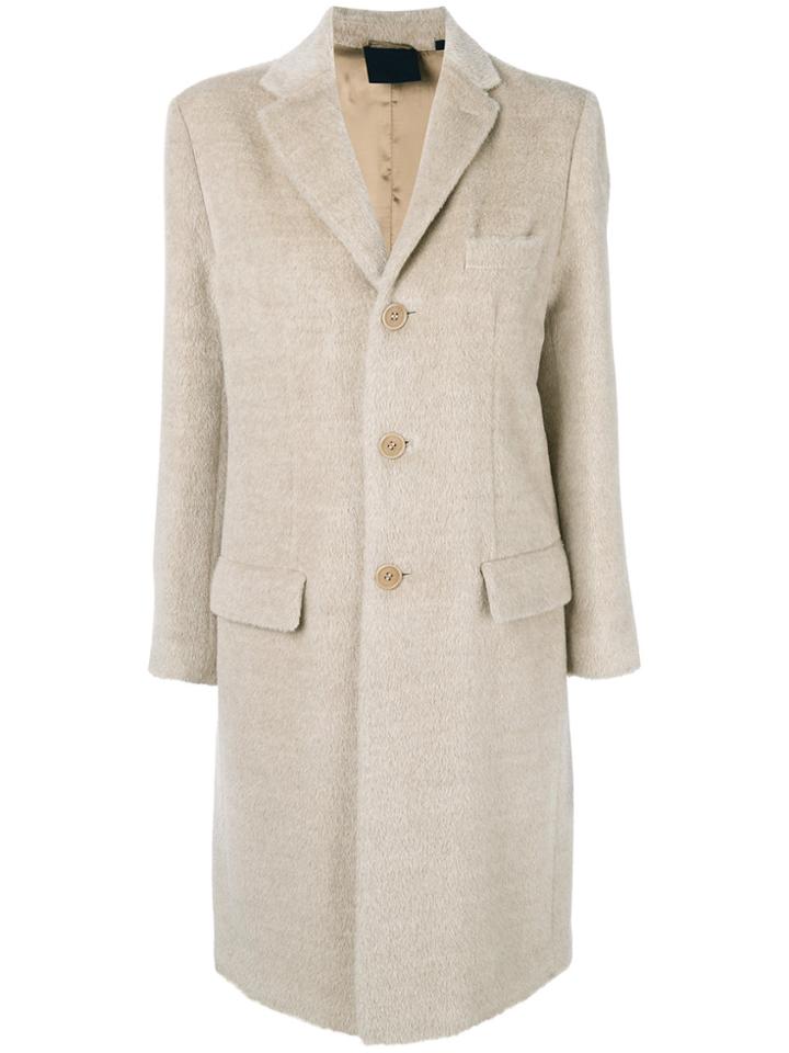 Aspesi Longline Coat - Nude & Neutrals