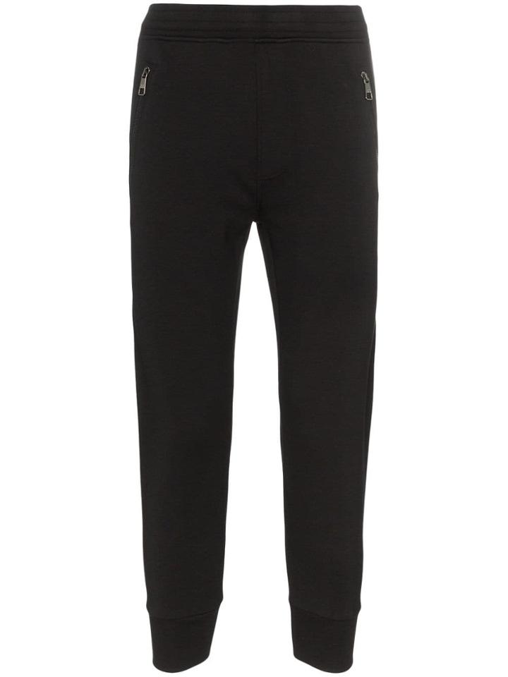Neil Barrett Twisted Stripe Seam Sweat Pants - Black