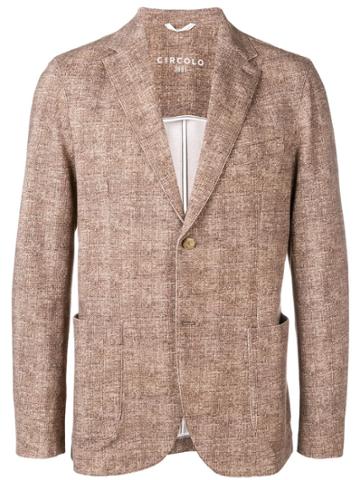 Circolo 1901 Knitted Blazer Jacket - Brown