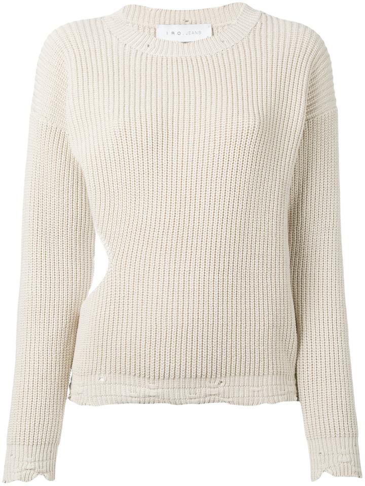 Iro Cut-out Jumper, Women's, Size: Medium, Nude/neutrals, Cotton