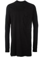 Rick Owens Drkshdw Longline Sweatshirt, Men's, Size: Medium, Black, Cotton