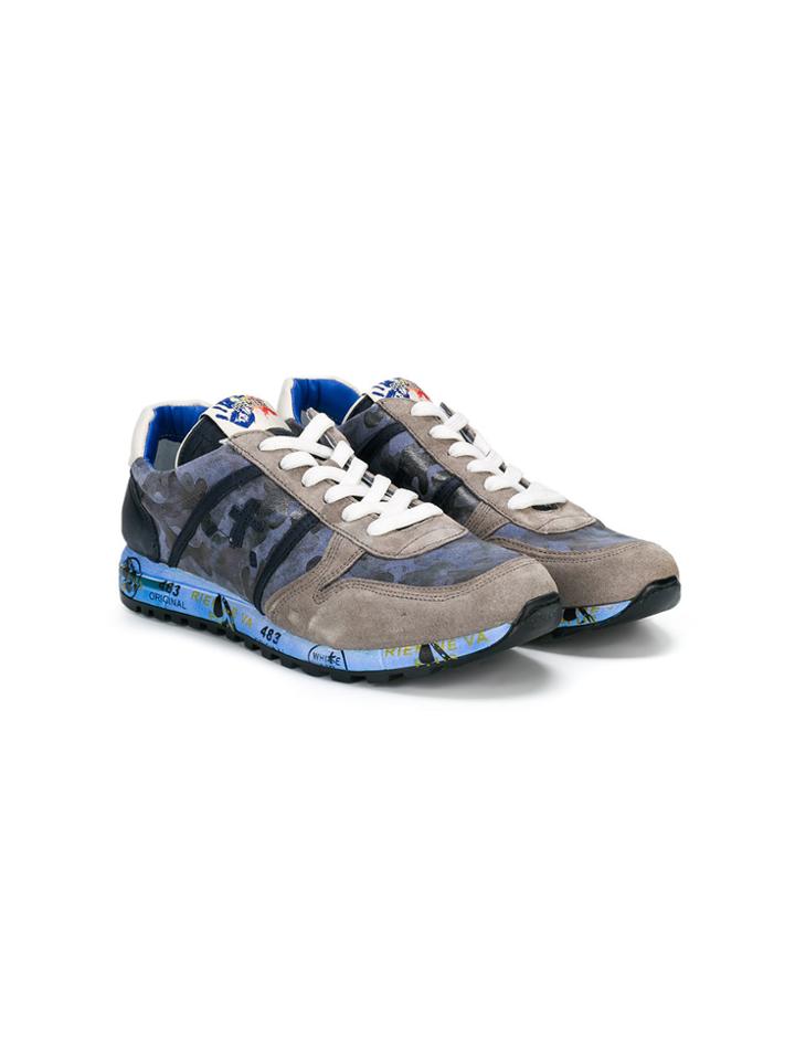 Premiata Kids Teen Lace-up Sneakers - Blue