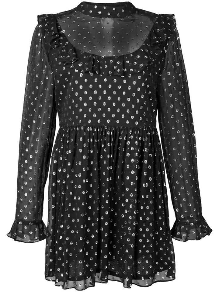 Robert Rodriguez Studio Camille Chiffon Dress - Black