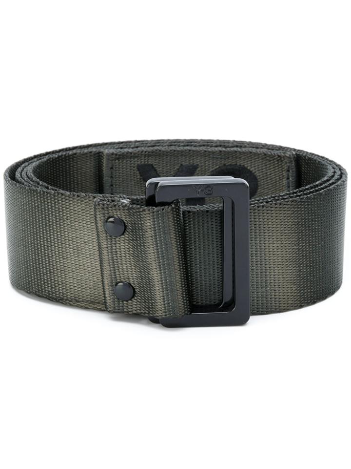 Y-3 Belt With Logo - Green