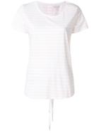 Majestic Filatures Striped Faded T-shirt - White