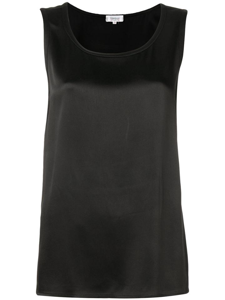 Yves Saint Laurent Vintage Loose Tank Top - Black
