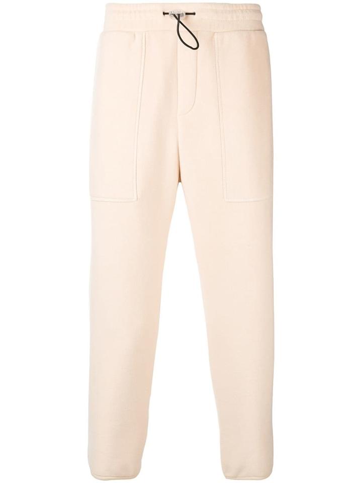 Drôle De Monsieur Drawstring Waist Track Pants - Neutrals