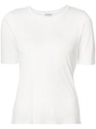 Toteme Plain T-shirt, Women's, Size: Small, White, Micromodal/cashmere