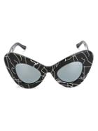 Linda Farrow Gallery Jeremy Scott 'cat Eye' Sunglasses