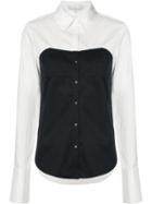Tibi - Bustier Shirt - Women - Cotton - 6, White, Cotton